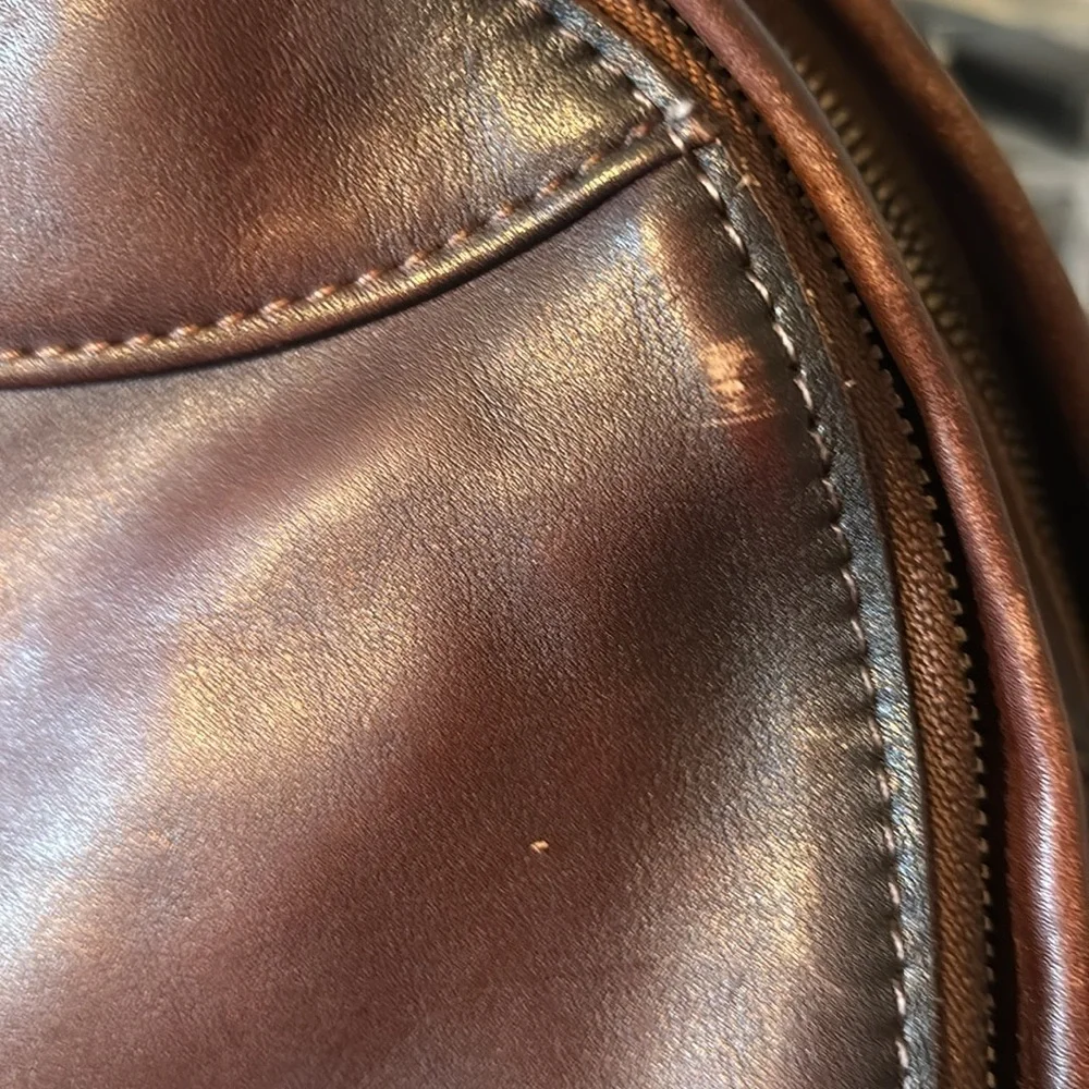 Classic Brown Leather Women's Backpack